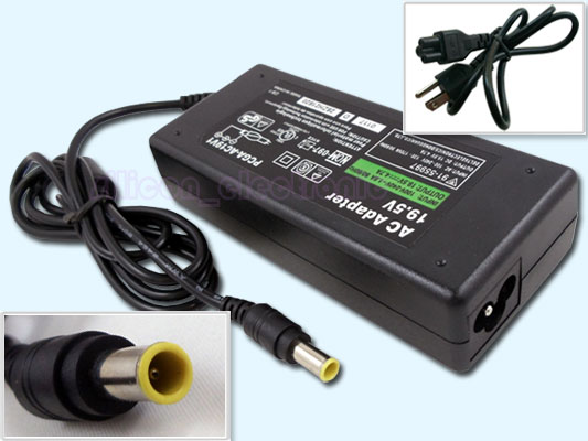 90W 19.5V AC Adapter Power Sony VAIO VGP-AC19V34 VGP-AC19V42 90W 19.5V AC Adapter Power Sony VAIO VGP-AC19V34 VGP-AC19V42