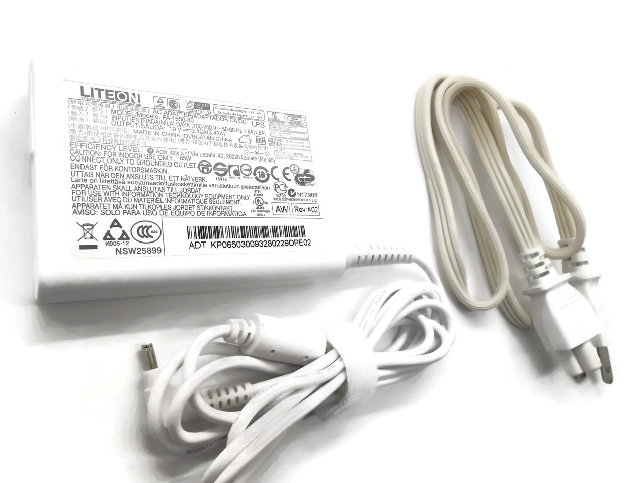 Acer Chromebook C720 C720p 65W AC Adapter PA-1650-80 KP.06503.00 Acer Chromebook C720 C720p 65W AC Adapter PA-1650-80 KP.06503.00