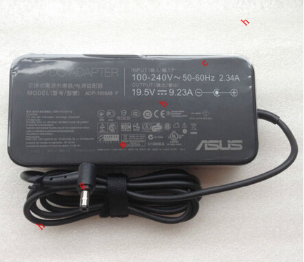 19.5V 9.23A Original ASUS FA180PM111 180W Slim AC Adapter 19.5V 9.23A Original ASUS FA180PM111 180W Slim AC Adapter
