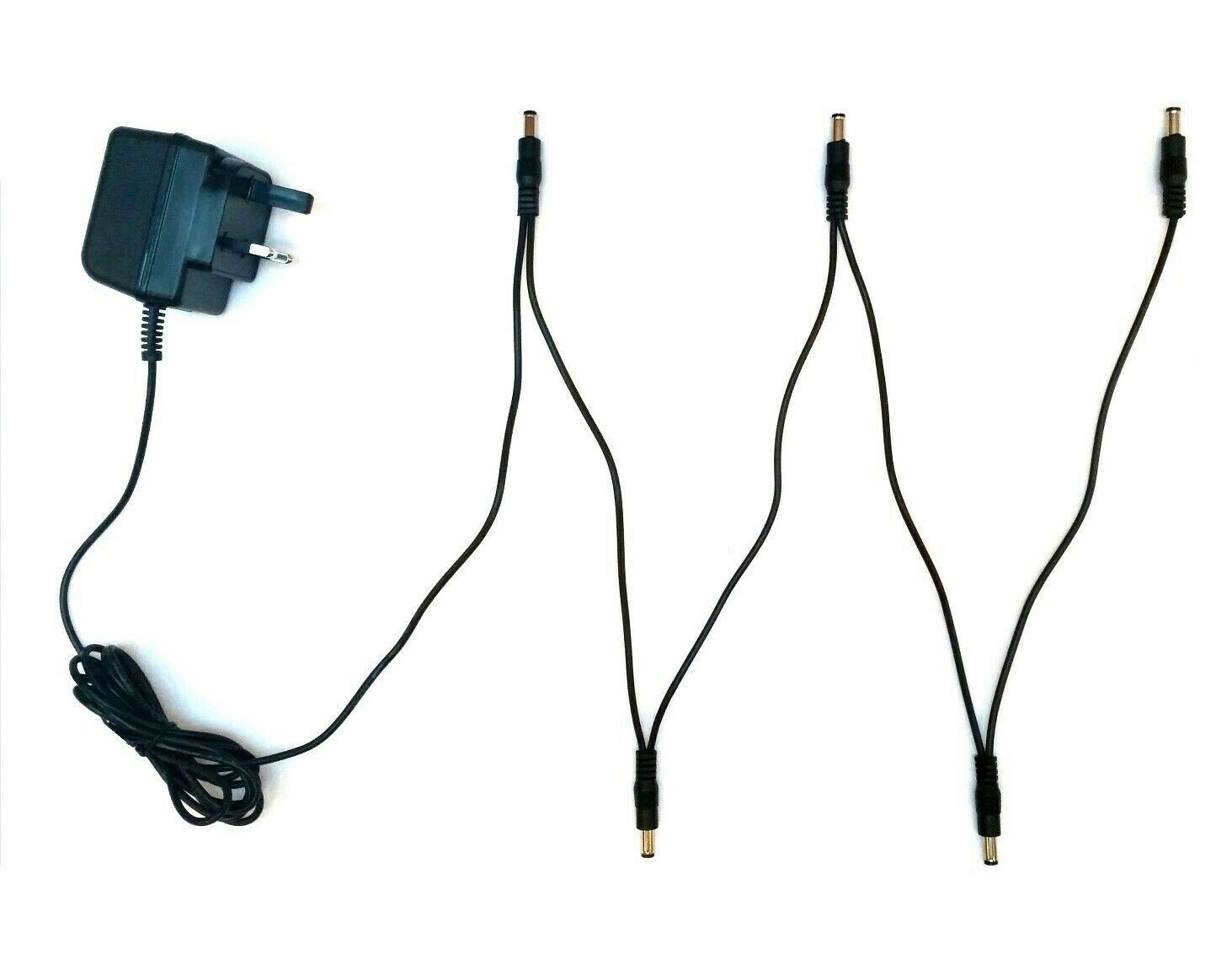 9V GUITAR EFFECTS PEDAL POWER SUPPLY ADAPTER 5 WAY DAISY CHAIN FOR BOSS PSA-240 9V GUITAR EFFECTS PEDAL POWER SUPPLY ADAPTER 5 WAY DAISY CHAIN FOR BOSS PSA-240