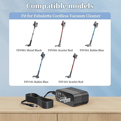 31V Power Cord for Fabuletta FSV101 FSV001 Cordless Stick Vacuum Cleaner Charger R 31V Power Cord for Fabuletta FSV101 FSV001 Cordless Stick Vacuum Cleaner Charger R