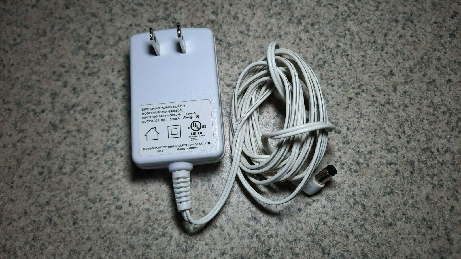 Original Power Supply Alimentation YJS010A-2400500U adaptateur 24 V 500 mA Model: Original Power Supply Alimentation YJS010A-2400500U adaptateur 24 V 500 mA Model: