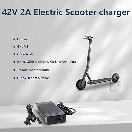 42V 2A Electric Scooter Charger. gotrax Charger.Suitable for gotrax Scooter. GXL V 42V 2A Electric Scooter Charger. gotrax Charger.Suitable for gotrax Scooter. GXL V