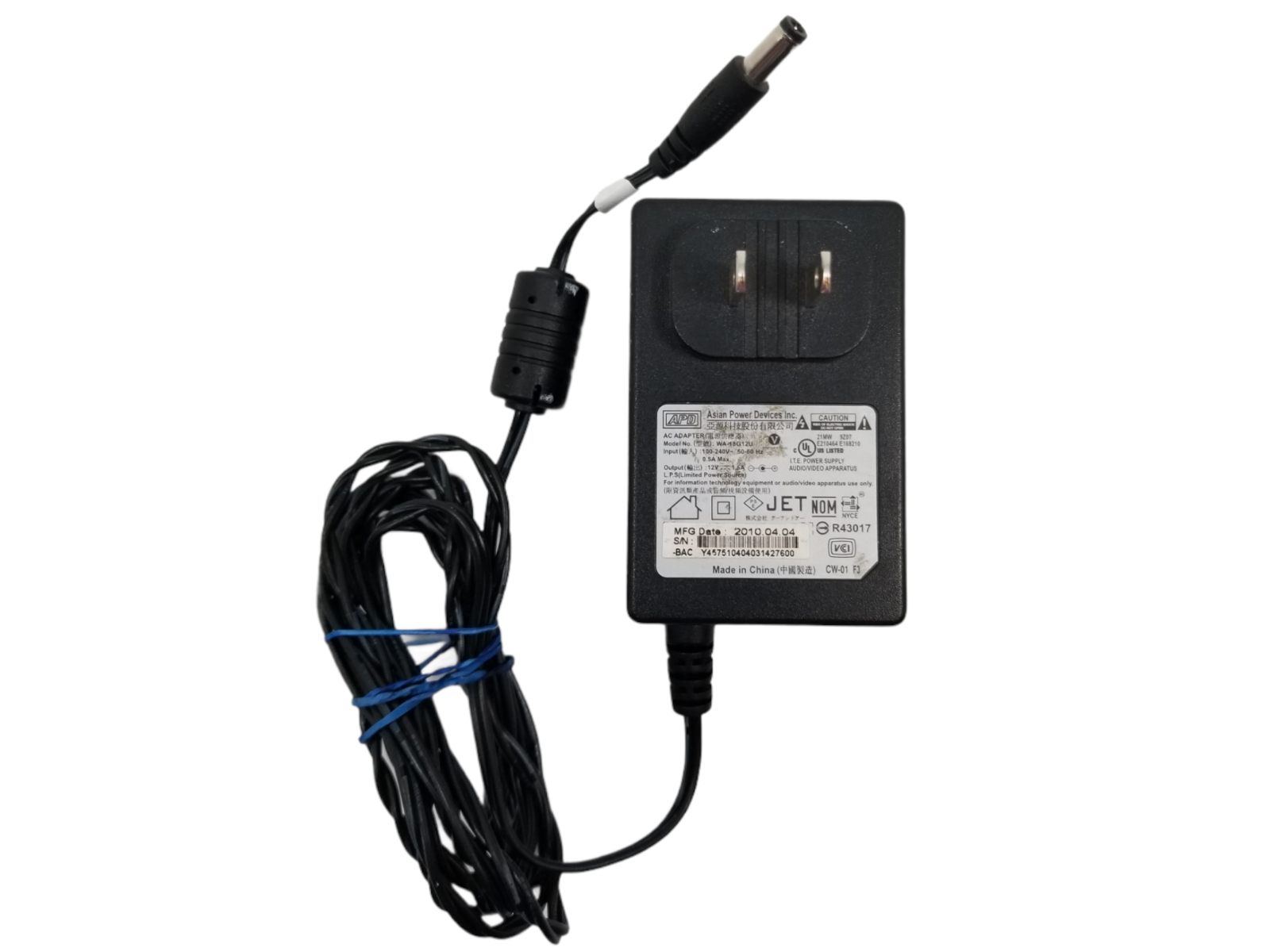 ADP WA-18G12U US AC Adapter 12V 1.5A replacement for Ktec KSAS0241200150HU Countr ADP WA-18G12U US AC Adapter 12V 1.5A replacement for Ktec KSAS0241200150HU Countr