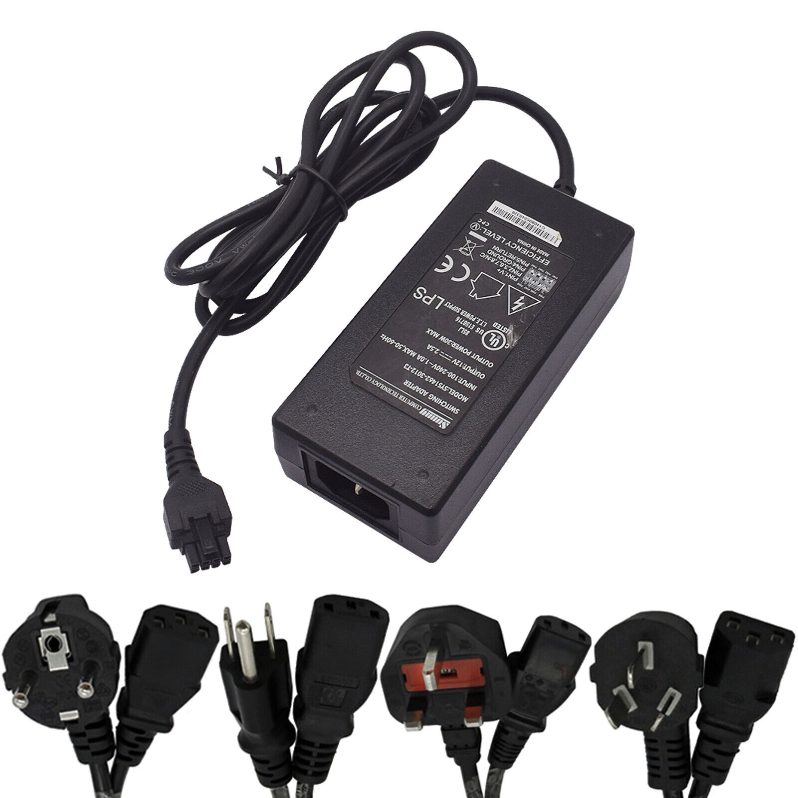 Genuine Sunny 8PIN SYS1462-3012-T3 12V2.5A 30W AC Power Supply Adapter Charger Mo Genuine Sunny 8PIN SYS1462-3012-T3 12V2.5A 30W AC Power Supply Adapter Charger Mo
