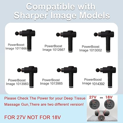 27V Charger for Sharper Image Massage Gun Charger Compatible with Sharper Image 24 27V Charger for Sharper Image Massage Gun Charger Compatible with Sharper Image 24