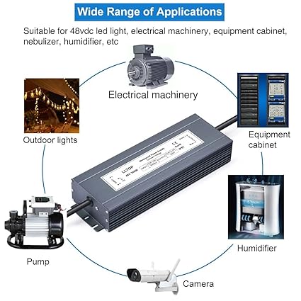 48v DC Power Supply 300w 6.25A Waterproof AC110v/120v to 48vdc Converter Constant 48v DC Power Supply 300w 6.25A Waterproof AC110v/120v to 48vdc Converter Constant