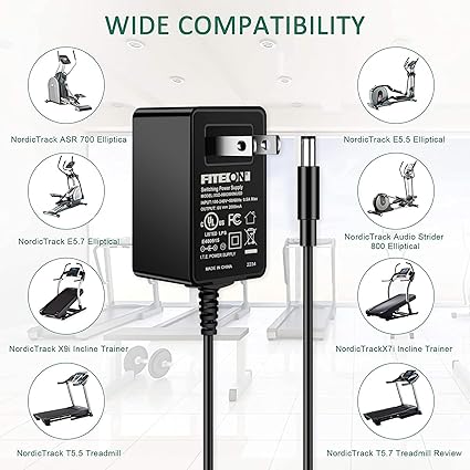 6V AC Power Adapter Compatible With Nordictrack 800 E7 SV GX4.0 GX2.0 E5.5 ASR 630 6V AC Power Adapter Compatible With Nordictrack 800 E7 SV GX4.0 GX2.0 E5.5 ASR 630
