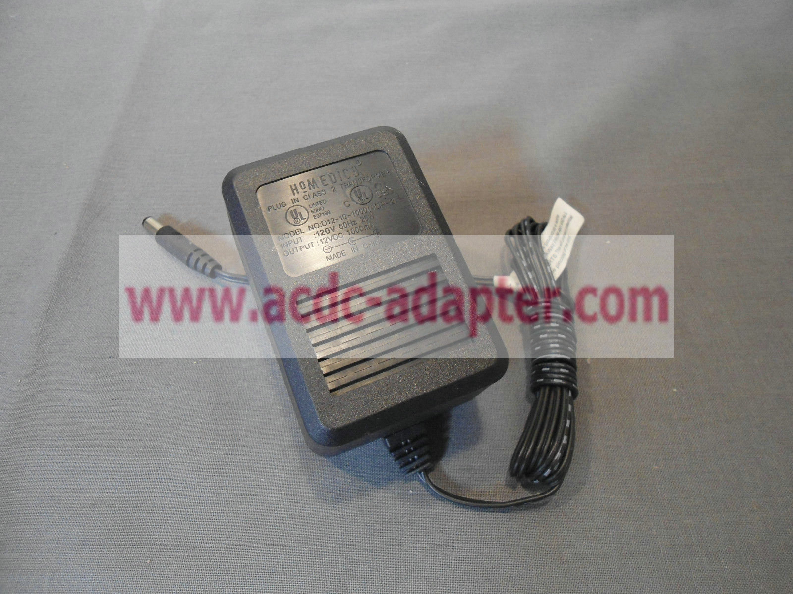 New 12V 1000mA HoMedics AC Adapter D12-10-1000 (ADP-2) Power Supply New 12V 1000mA HoMedics AC Adapter D12-10-1000 (ADP-2) Power Supply